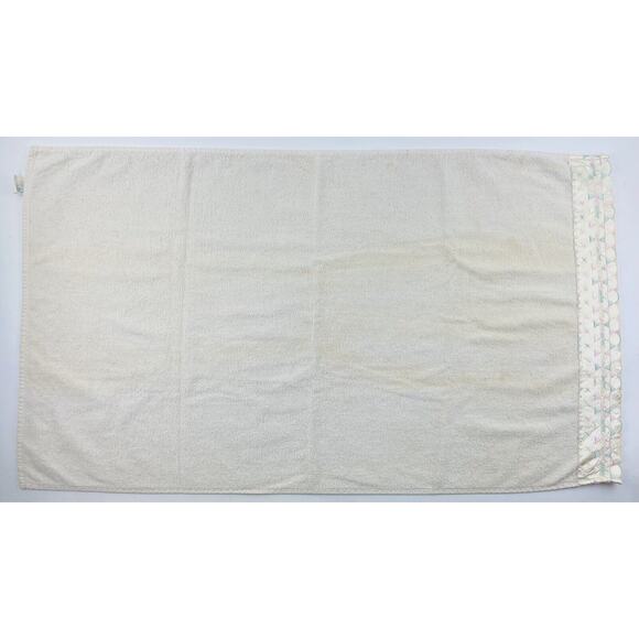 Bathworks Vintage 3 Piece Towel Set Pastel Satin Triangle Barth & Dreyfuss USA - Picture 6 of 11